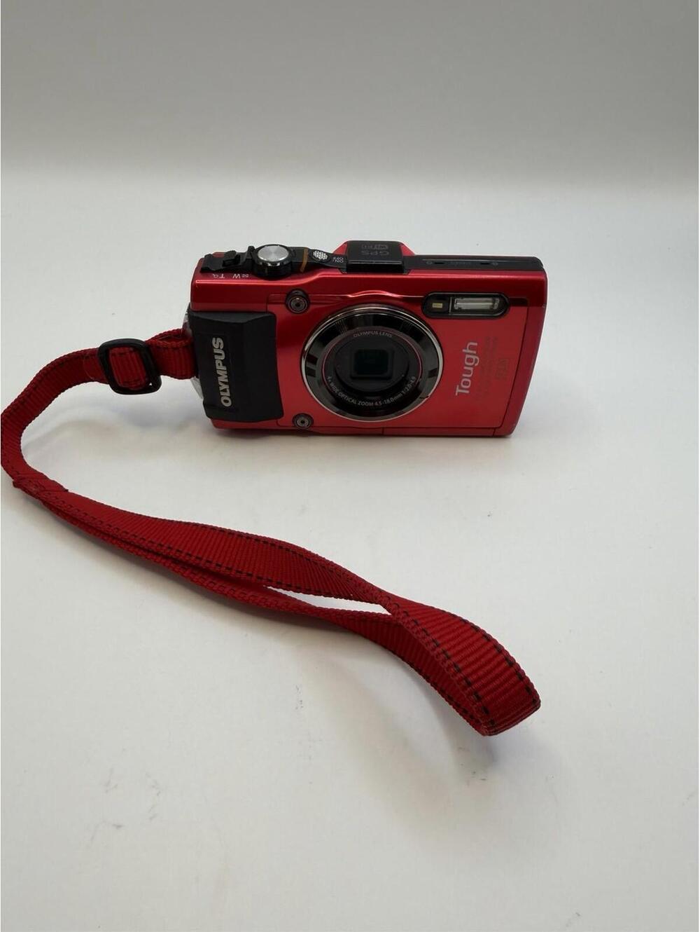 Olympus Tough TG-4 Waterproof/Shockproof 16ml Wi-Fi GOS Red Camera W/Bat Works
